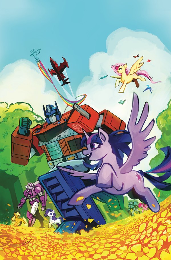 Two Beloved Hasbro Brands Unite In MY LITTLE PONY  TRANSFORMERS Comic Book  (3 of 4)